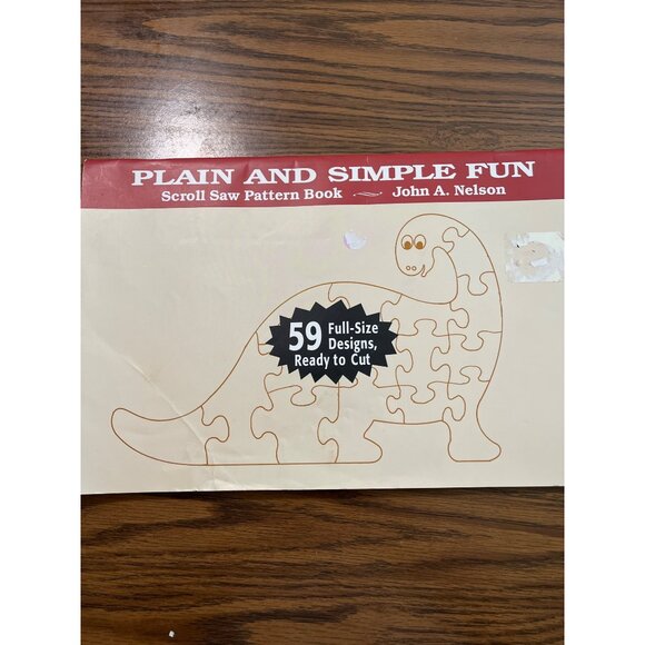 John A. Nelson scroll saw pattern books vintage 1995 - Picture 2 of 9